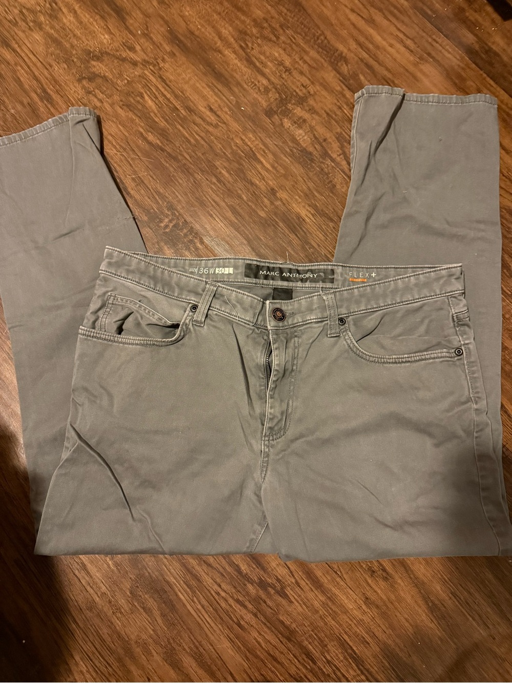Marc Anthony Slim Straight Men’s Gray Jeans